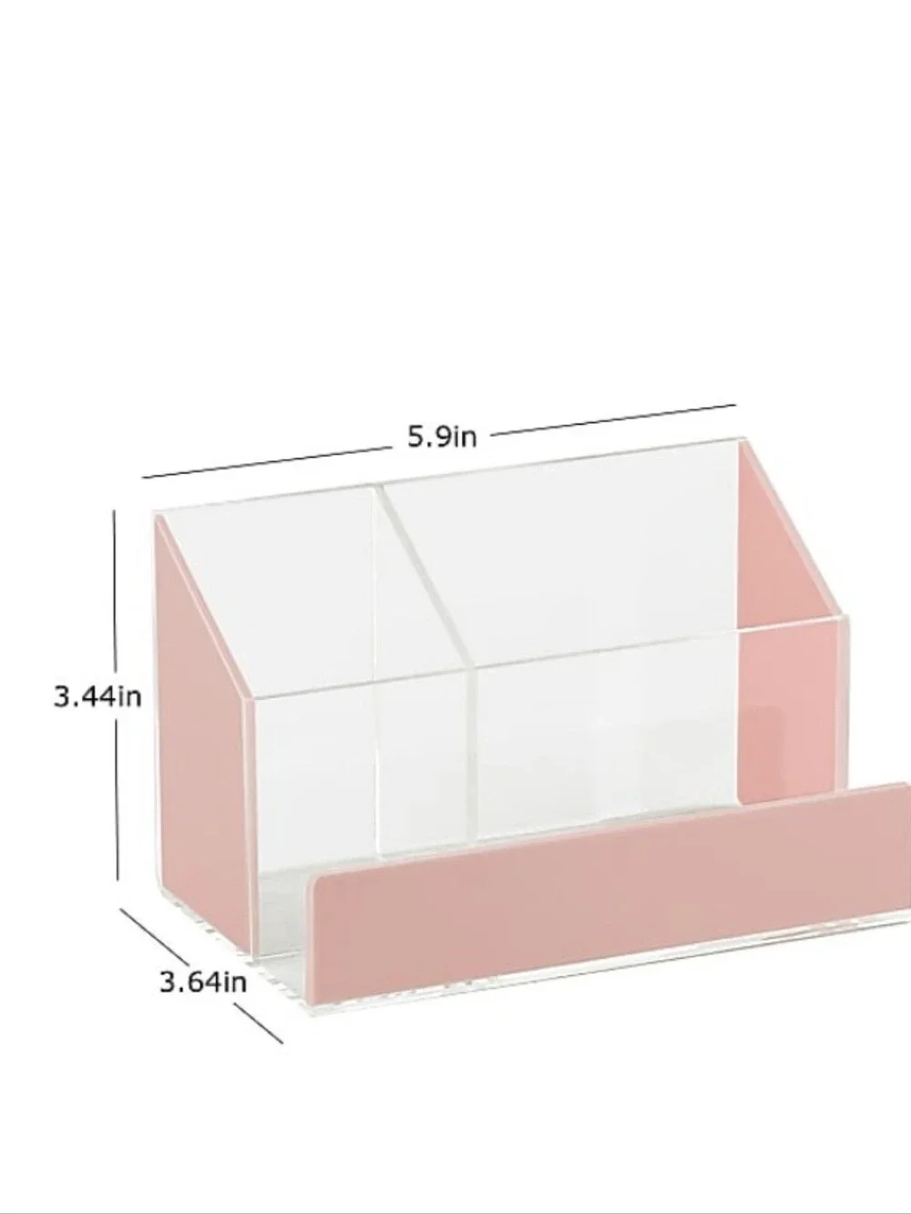 RealSpace Acrylic Desk Organizer- Pink